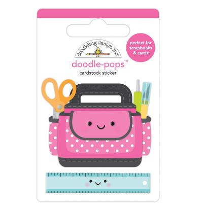 Doodlebug Cute & Crafty Doodle-Pops Sticker - Craft Caddy